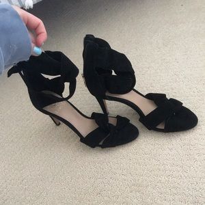 Vince Camuto  black suede heels